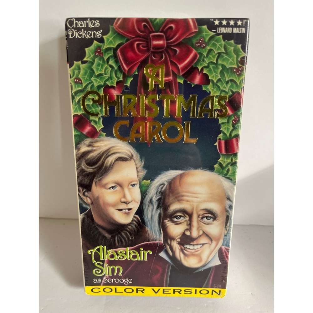 Brand New A Christmas Carol VHS